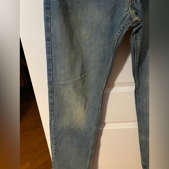 Harley Davidson Motorcycle Jeans Medium Blue Wash Size 36 X 34 - Picture 3 of 12